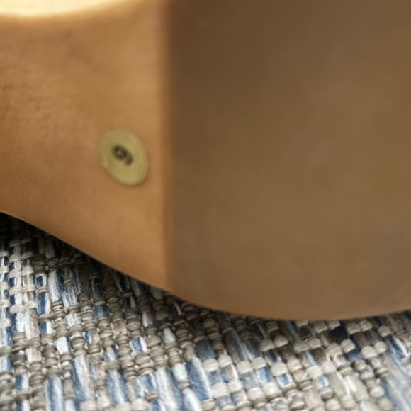 Coach wooden and denim clog wedge sandals size 6 - Picture 9 of 12